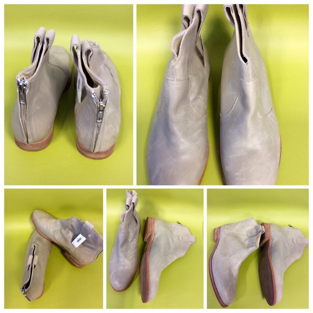 NWT GAP Leather Booties Size 9